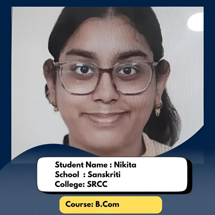 Nikita, ISL student, admitted to SRCC for B.Com